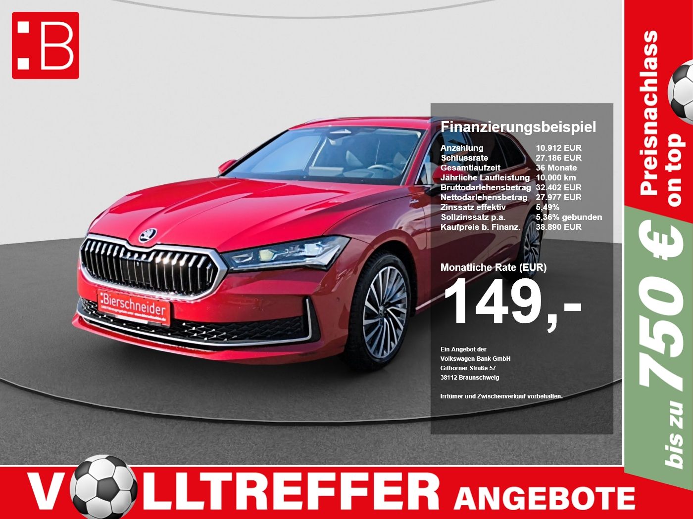 Skoda Superb Combi 2.0 TDI DSG 4x4 L&K AHK HEAD UP CAN