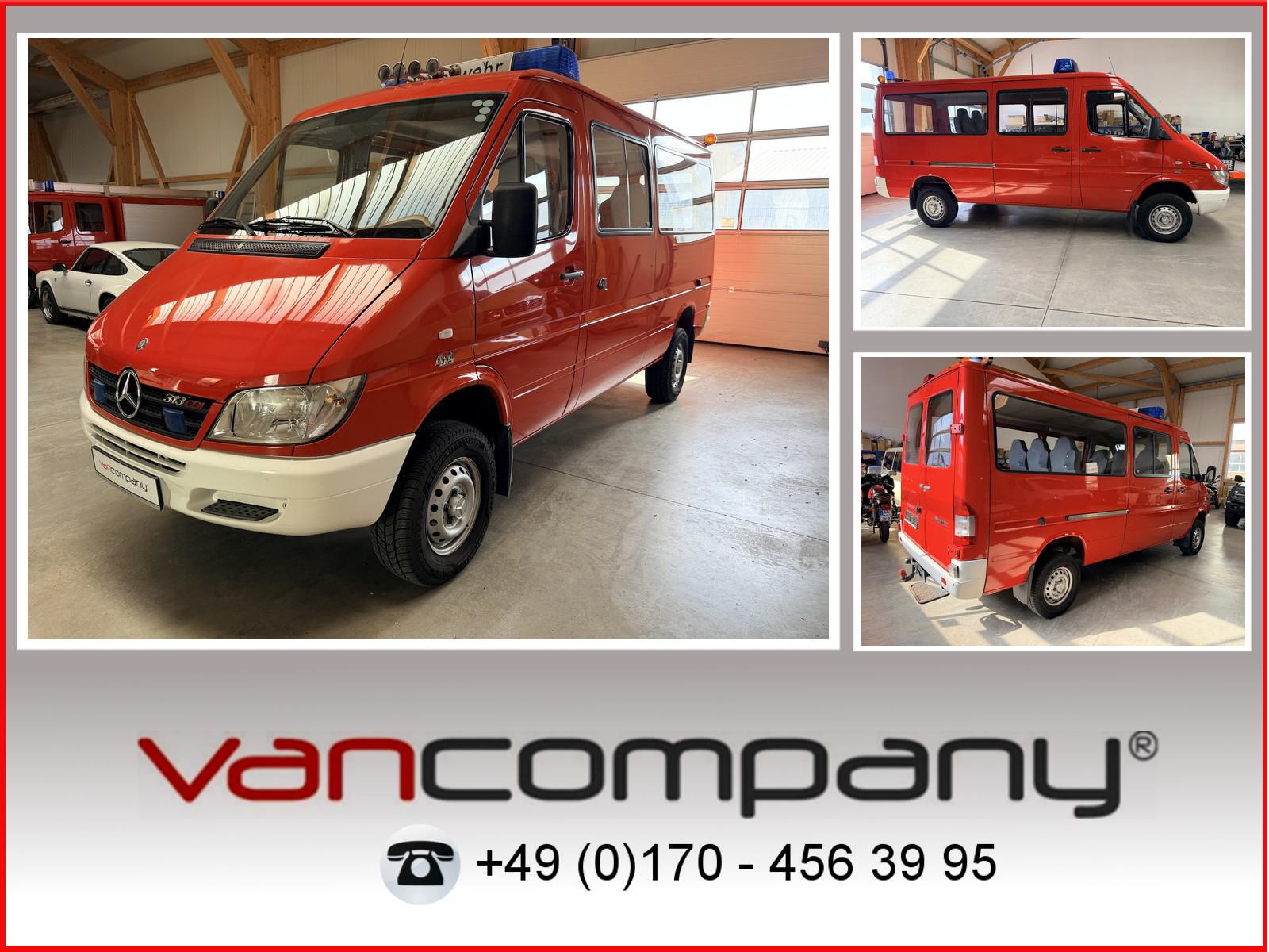 Mercedes-Benz Sprinter 313 CDI 4x4 Allrad L2H1 1. Hand!