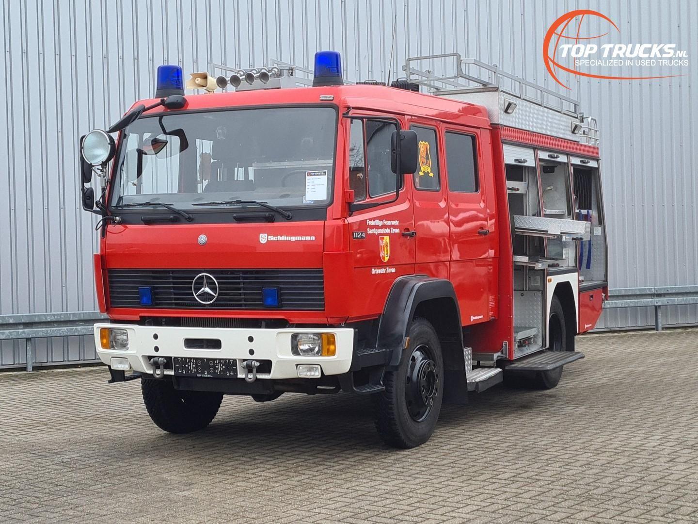 Mercedes-Benz 1124 AF 4x4 - 1.300 ltr -Brandweer, Feuerwehr, F