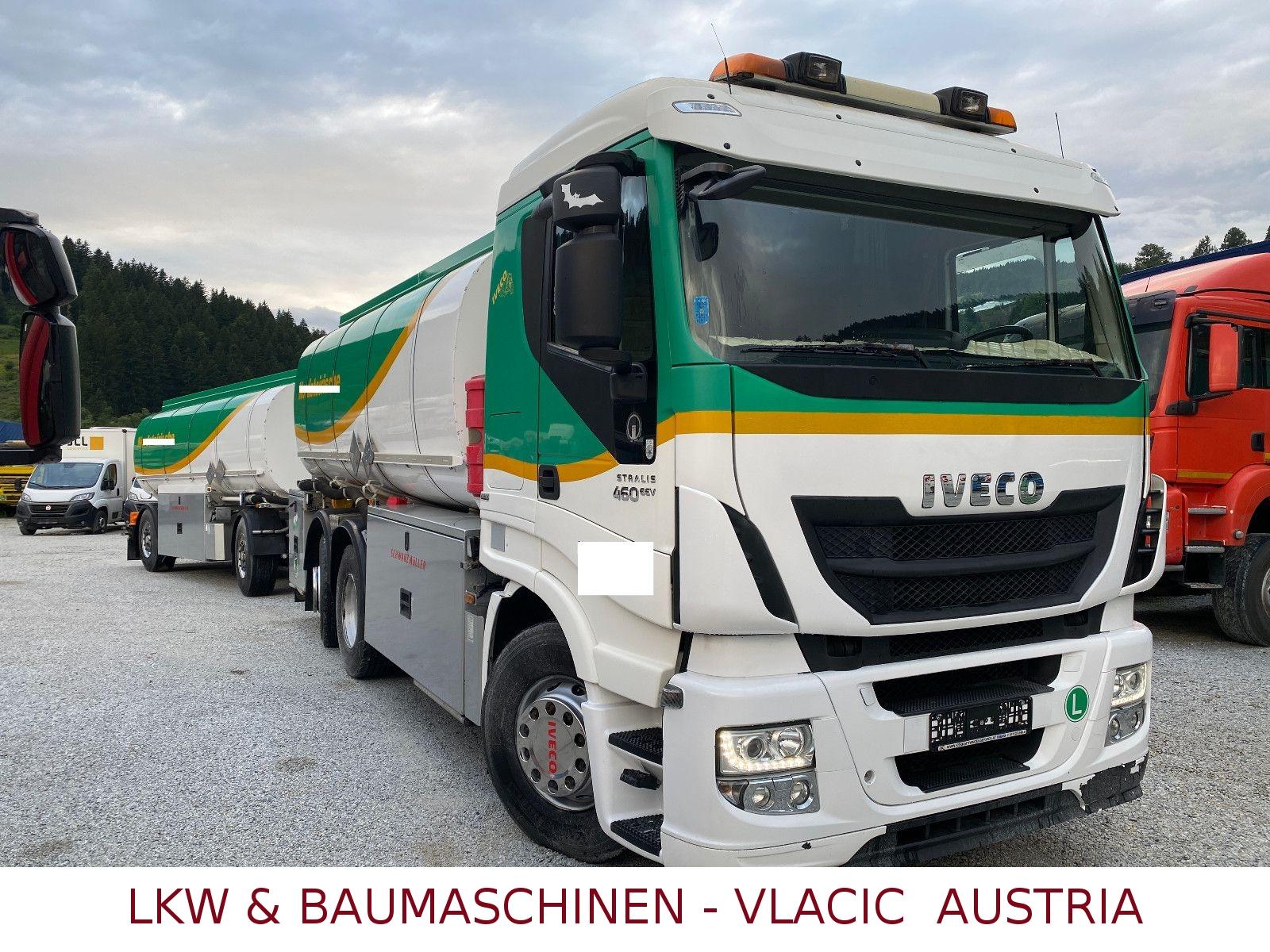 Iveco Stralis 460 Schwarzmüller Benz/Diesel Kompletzug