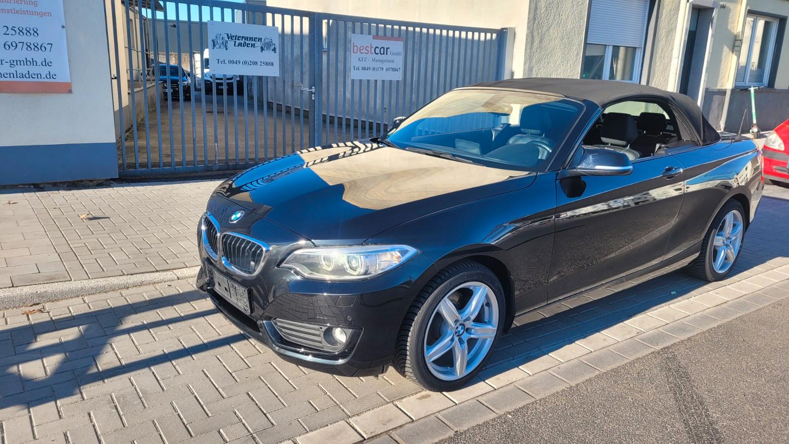 BMW 220d Cabrio Navi Xenon Leder 17"