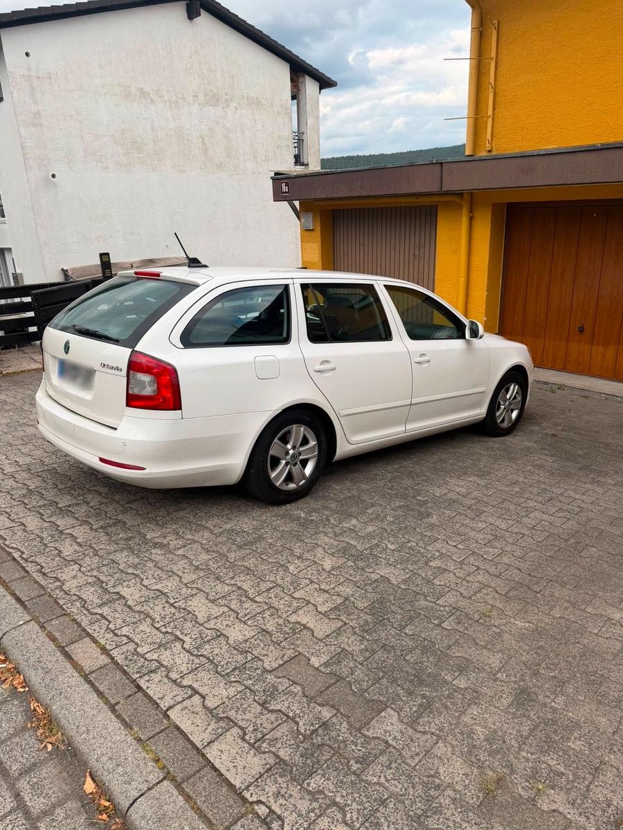 Skoda Octavia 2011 — rear view