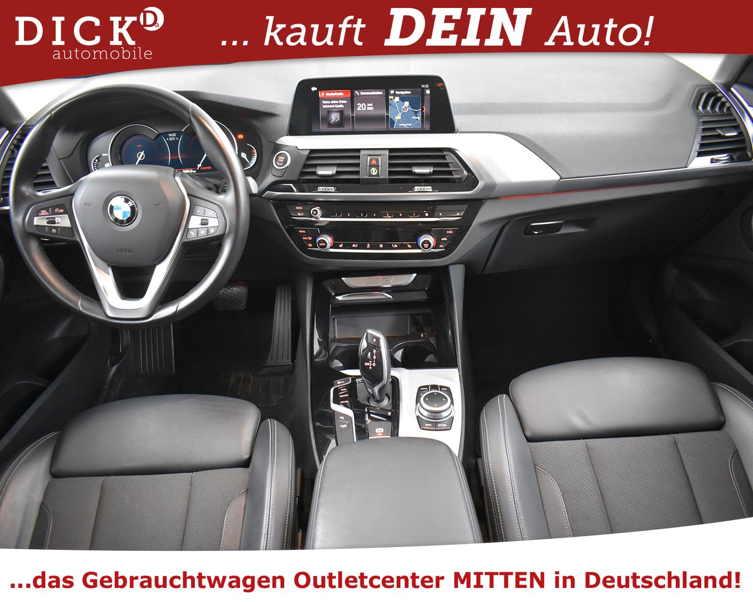 BMW X3 20d xDr Aut Advan NAVI+LED+SHZ+HEAD+TEMP+LC+M - Image 8