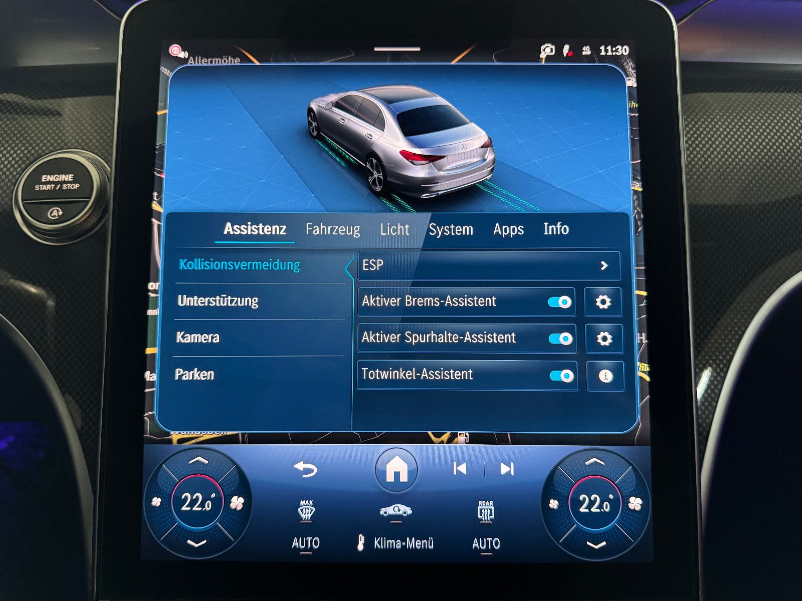 Fahrzeugabbildung Mercedes-Benz C 180 AMG LINE PANO HUD GERMAN EDITION EUR1 MY26