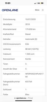 Peugeot 508 SW GT-Line/Vollleder/360 Kamera/Navi/2,0/ - Peugeot 508: 2.0