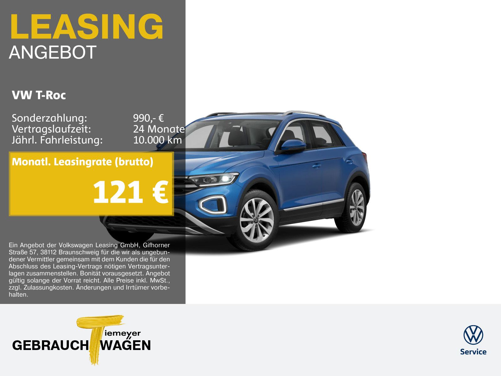 Volkswagen T-Roc 1.0 TSI STYLE NAVI PANO SITZHZG LED