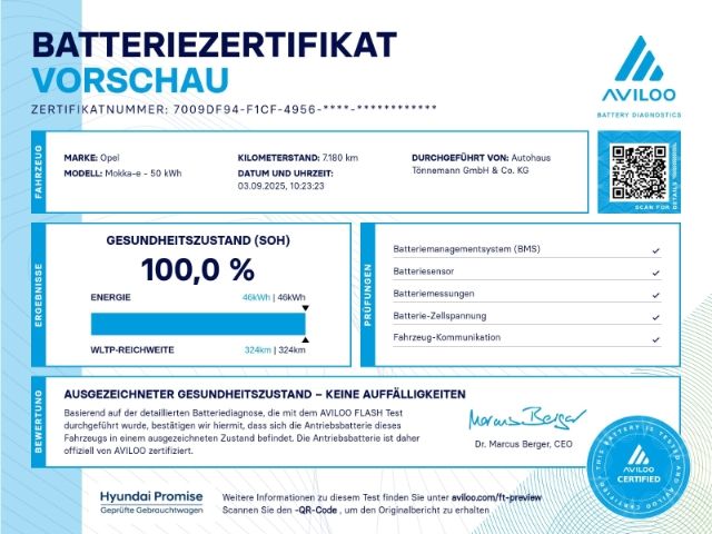 Mokka-e B ULTIMATE 50kWH AT+LED+NAVI+RÜCKFAHRKAM