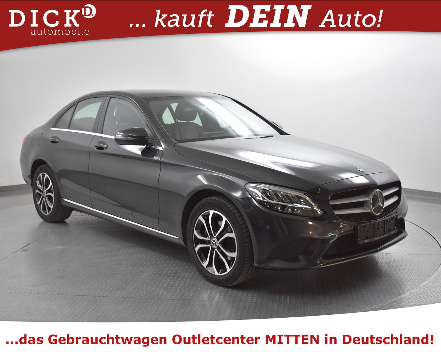 Fahrzeugabbildung Mercedes-Benz C200d 9G Avantg 17"+LEDER+NAVI+SHZ+KAMER+LED+TEM