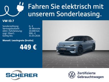 Volkswagen Leasingangebot: Volkswagen ID.7 GTX MATRIX PANO AHK H&K 360°KAMERA