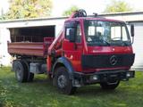 Mercedes-Benz SK 1722 K 4x2 2-Achs Kipper Kran Atlas 80.1 mit  - Kipper 4 achs