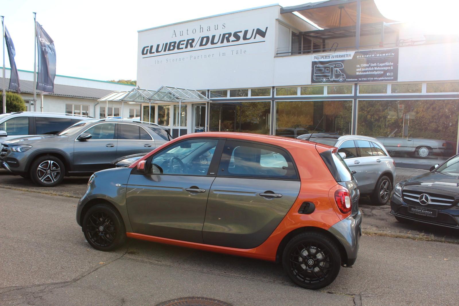 Smart forfour,Passion,Sportpaket,Sleek Stylepak.Kamera