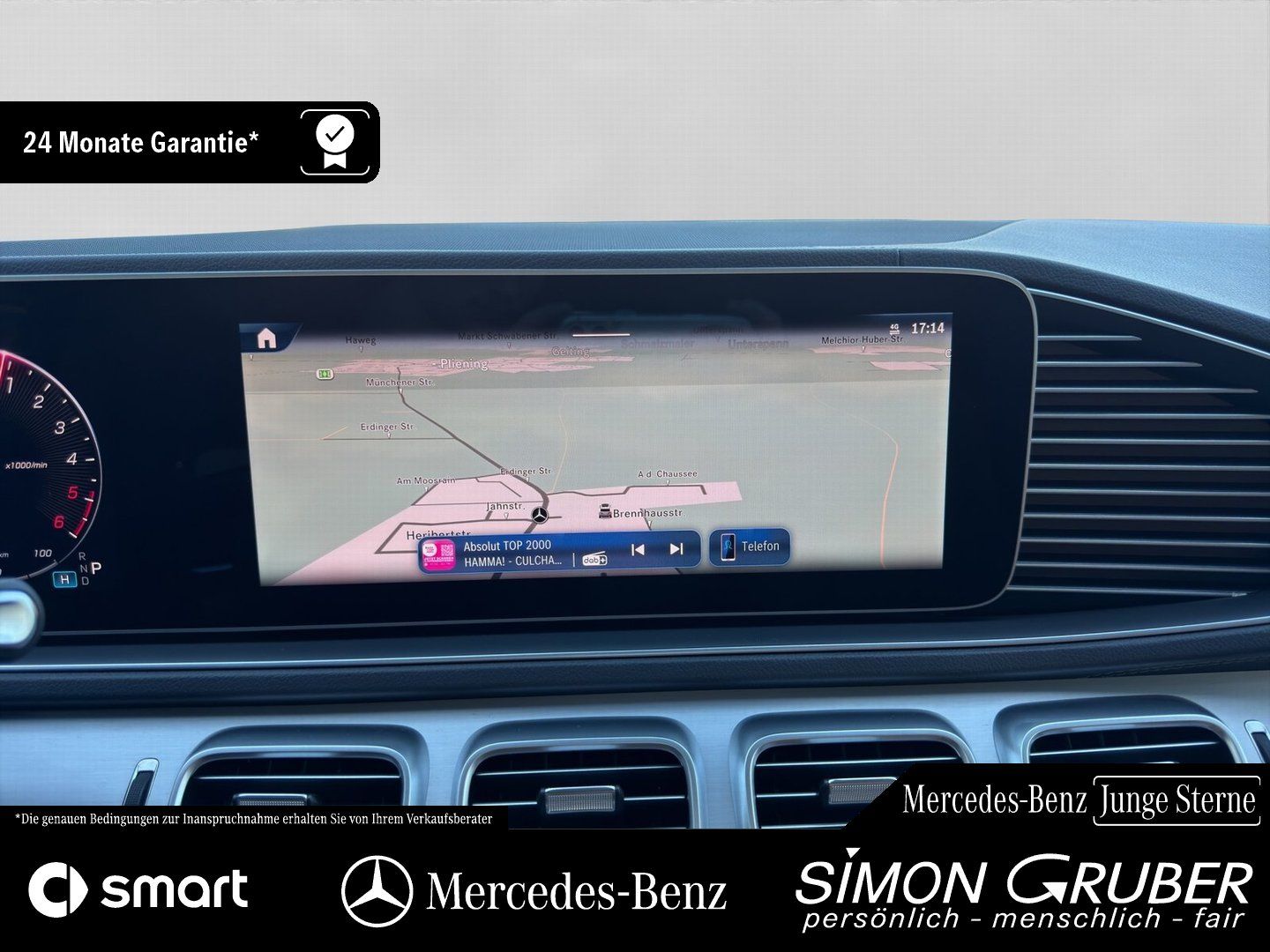 Fahrzeugabbildung Mercedes-Benz GLE 350 de 4M AMG Pano Burm Airmatic Leder AHK