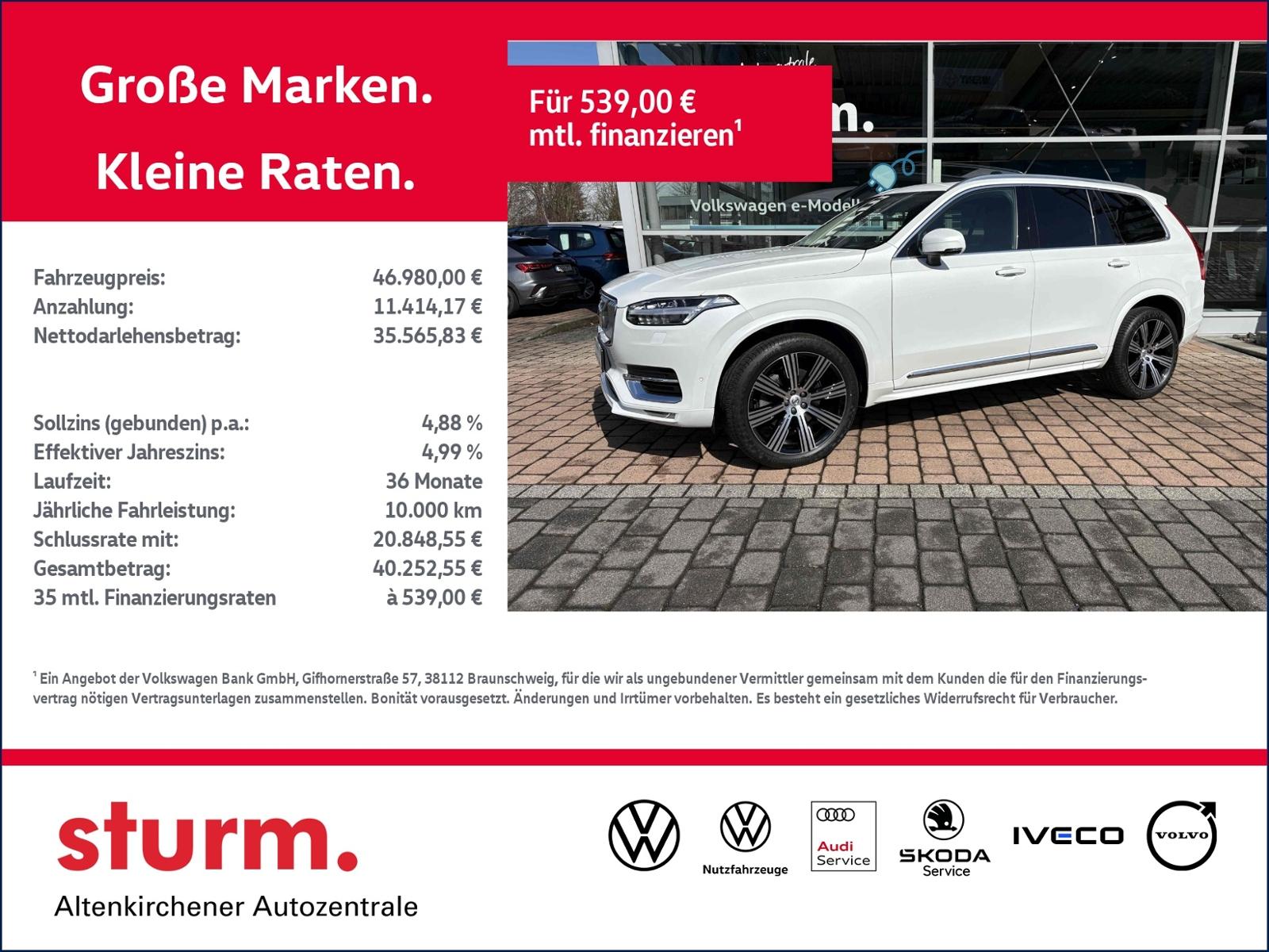 Volvo XC90 B5 Plus Bright AWD *Pano, 360° Kamera, AHK*