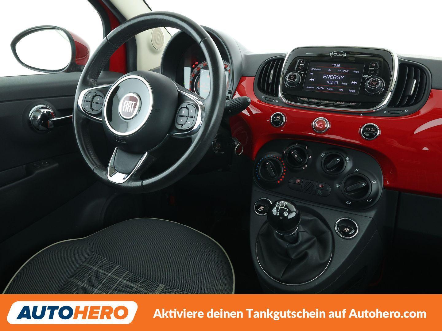 Fiat 500 1.2 Lounge *NAVI*TEMPO*PDC*SHZ*
