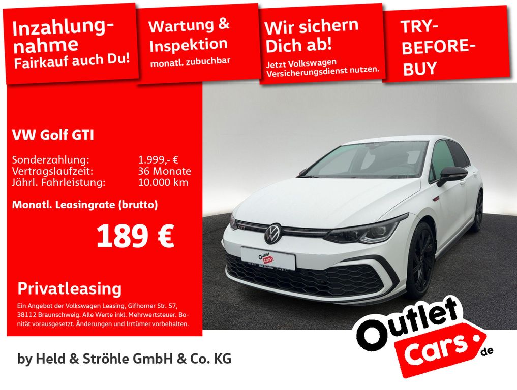 Volkswagen Golf VIII GTI TSI DSG BLACK IQ-LIGHT AHK R-KAM