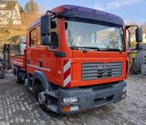 MAN TGL 8.180 DoKa KRAN / 3-Seiten Kipper / 7-SITZE - MAN Diesel Koffer 8 180