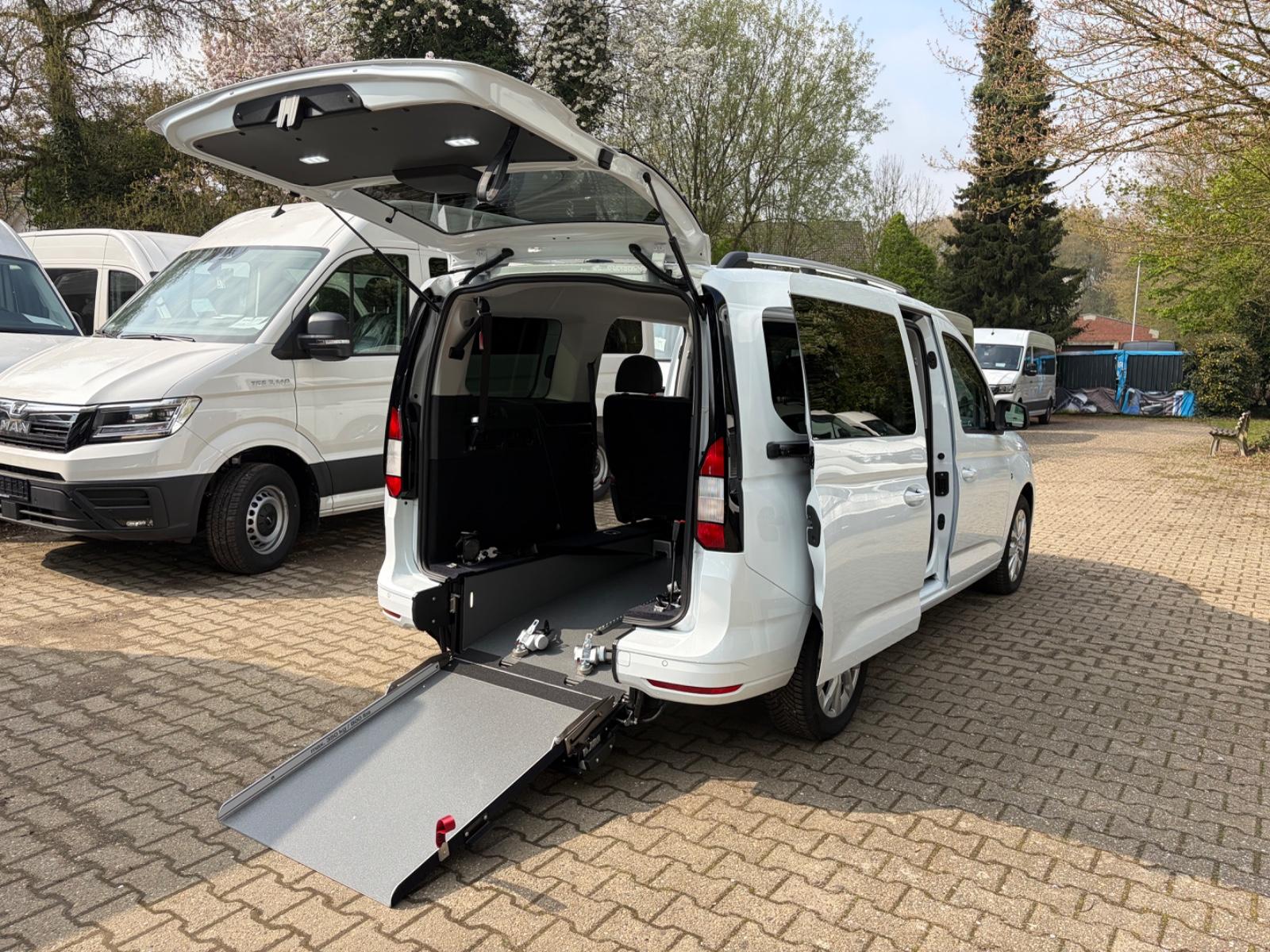 Ford Connect Lang Heckausschnitt Rollstuhl Rampe