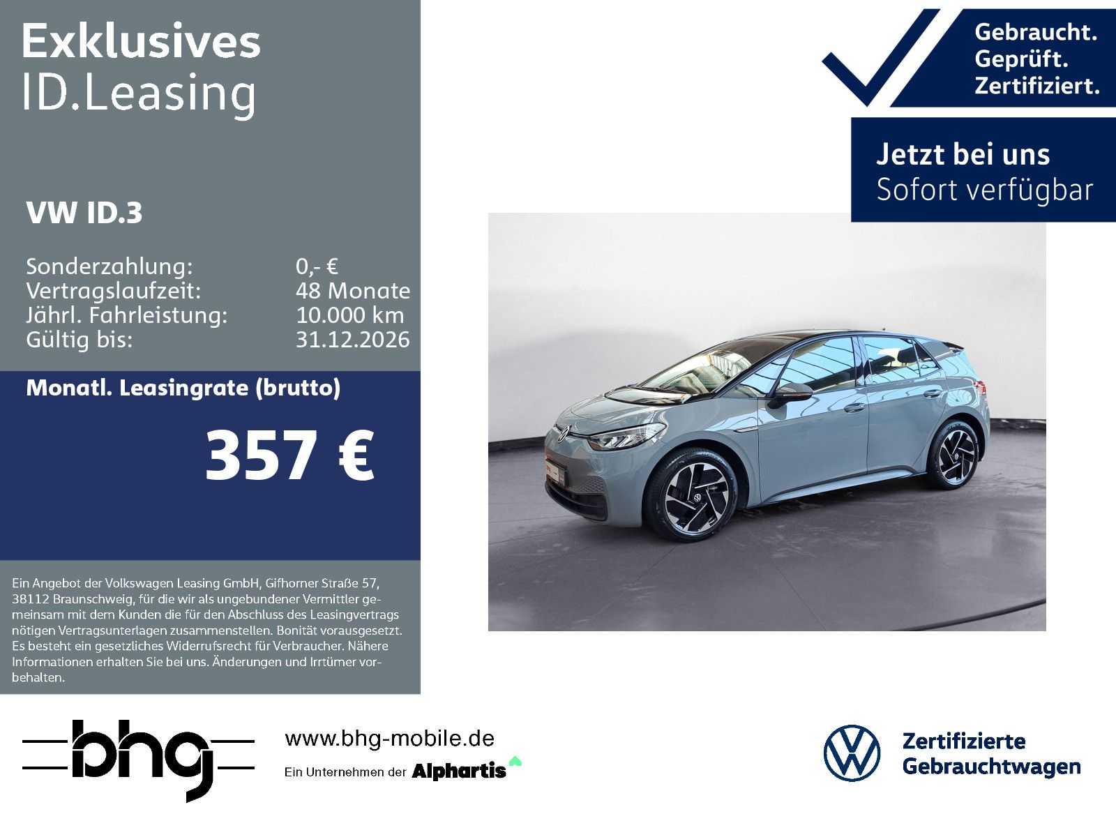 Volkswagen ID.3 Pro Performance *NAVI*PDC*LED*