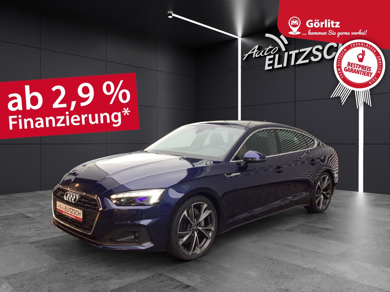 Fahrzeugabbildung Audi A5 Sportback 50 TDI qu STHZG Matrix AHK Navi S-S