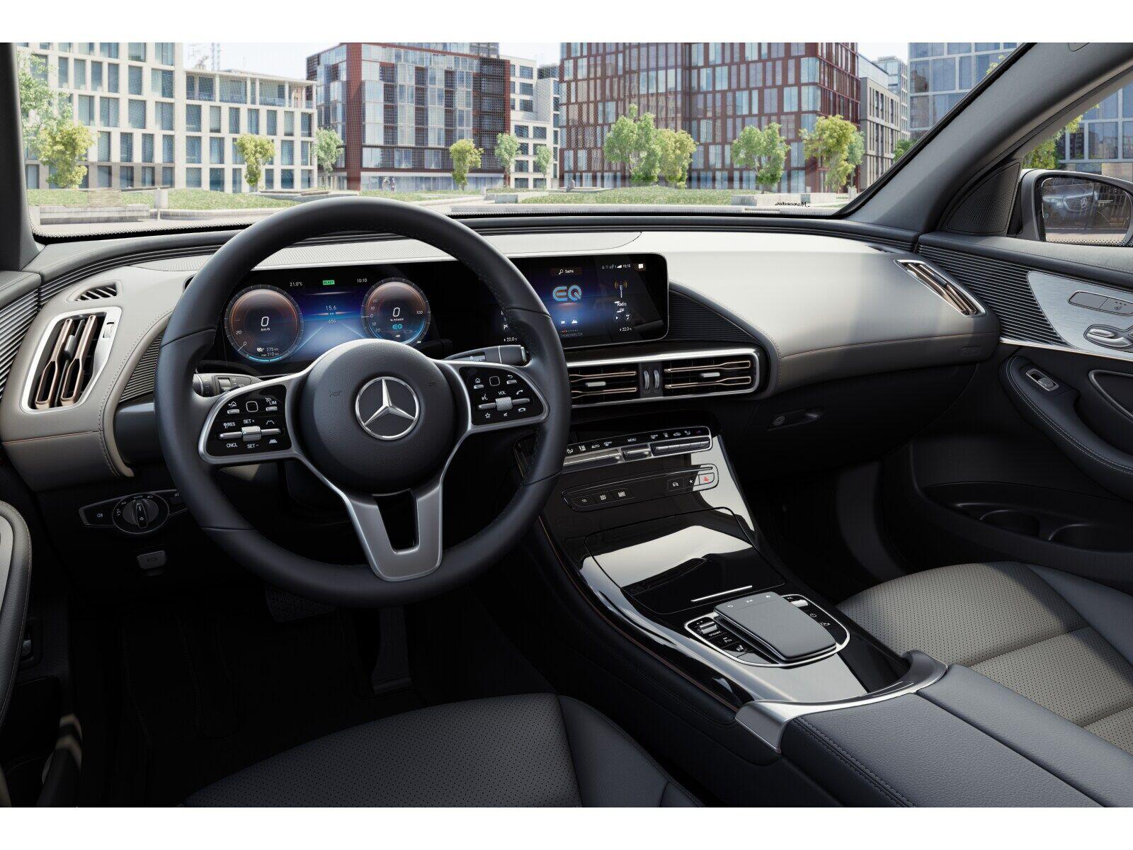Mercedes-Benz EQC 400 4M MULTIBEAM 20''AMG MEMO KAM SPUR STAND