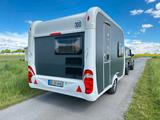 Hobby Easy De Luxe 350 TB mit Vorzelt und Batterie 12V - Hobby De luxe 350 tb