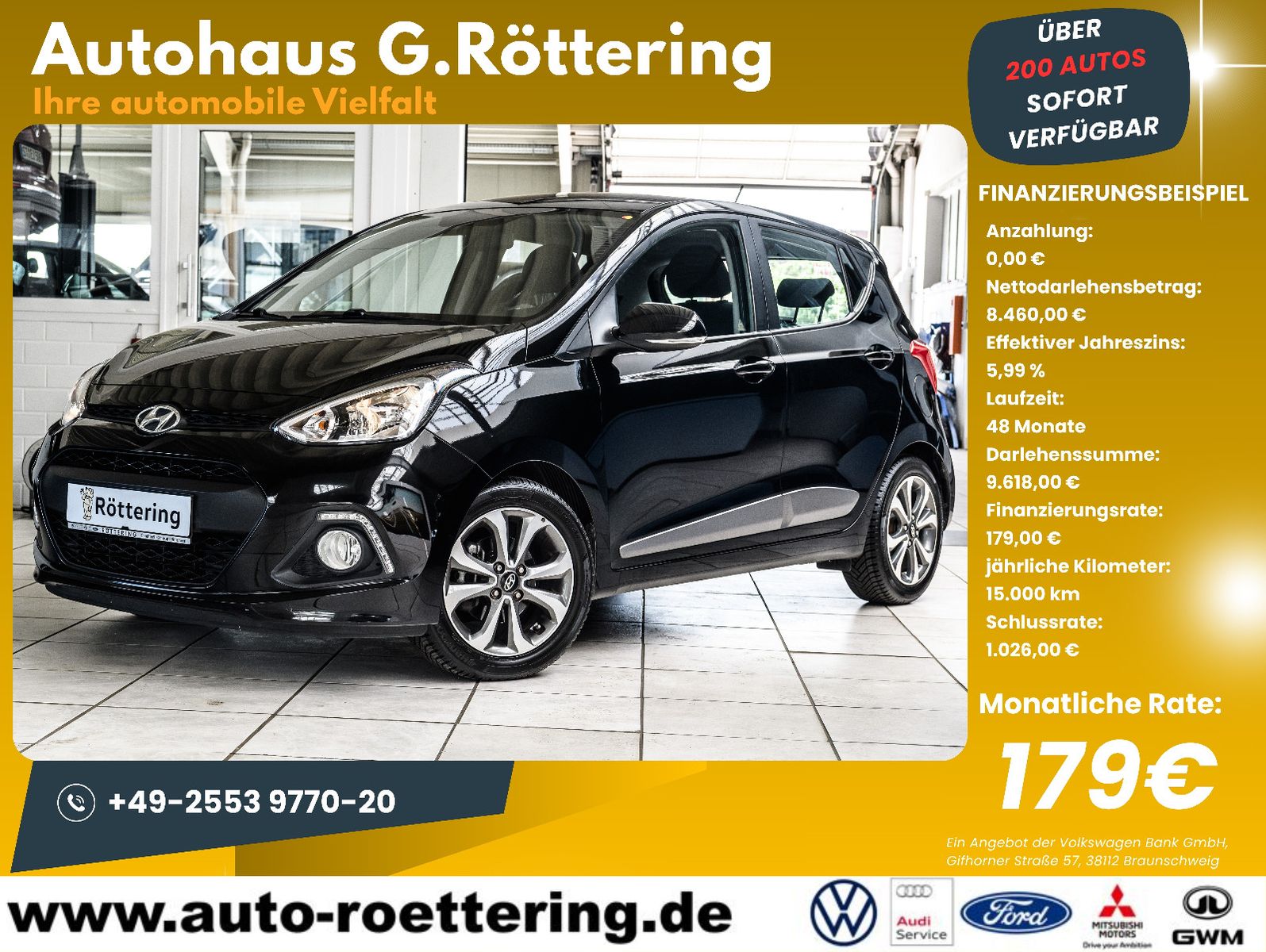 Fahrzeugabbildung Hyundai i10 GO! FIFA World Cup Edition  erst 29950 KM
