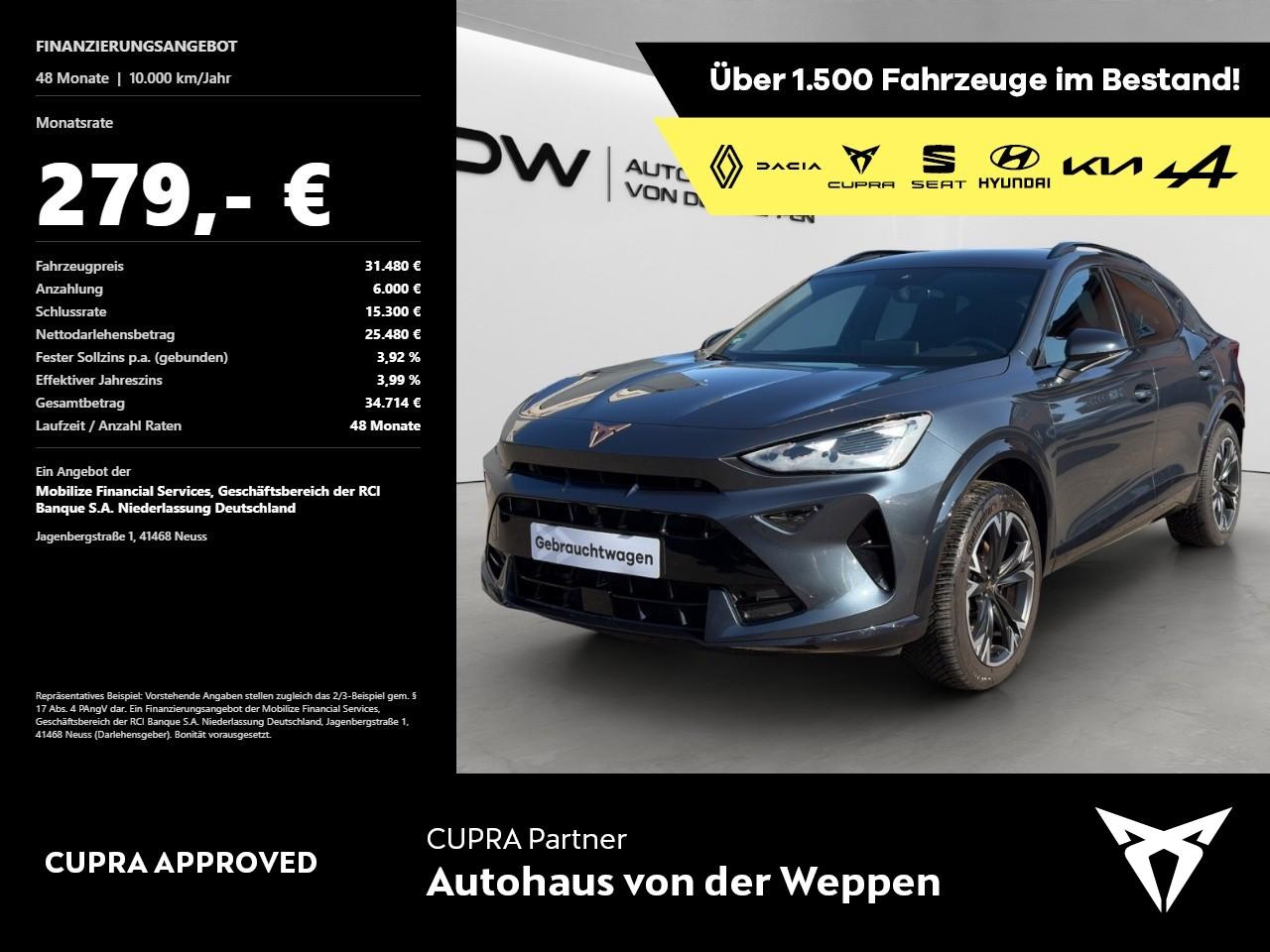 Cupra Formentor 1.5 eTSI 110 kW 5 Jahre Garantie ab EZ