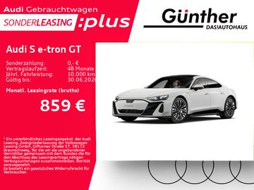 Audi Leasingangebot: Audi S e-tron GT +AUDI EXCLUSIV+SITZBELÜFTUNG+ALLRADL
