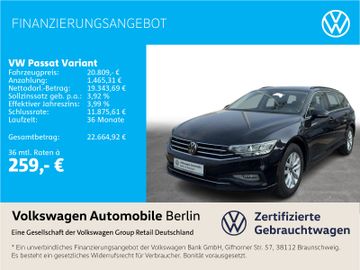 Volkswagen Leasingangebot: Volkswagen Passat Variant 2.0 TDI DSG Business Navi LED SHZ