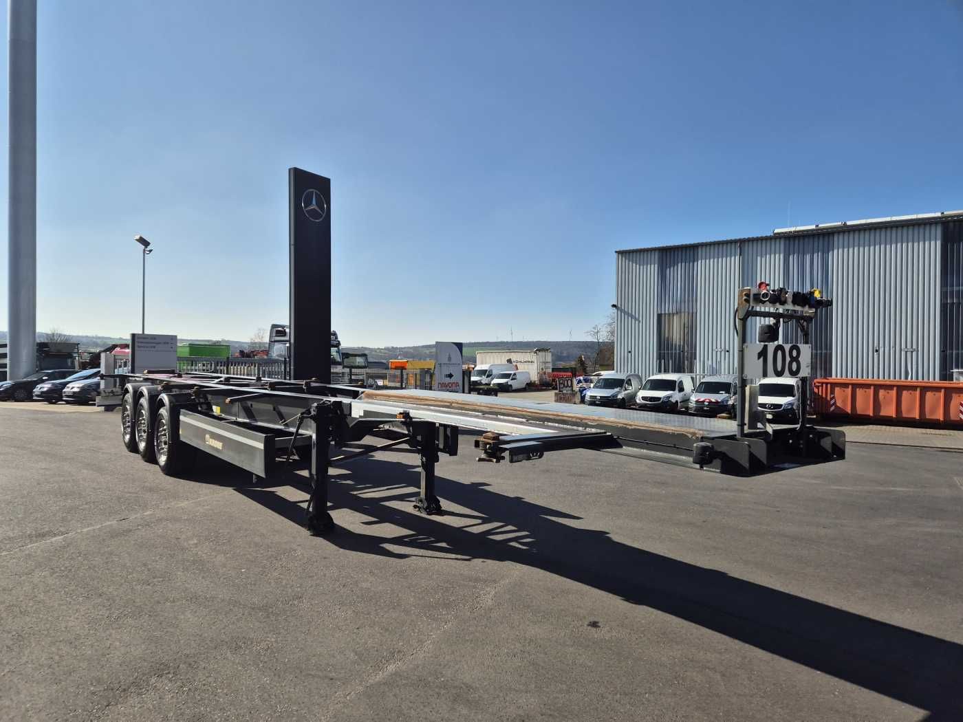 Fahrzeugabbildung Krone SD BDF BPW-Achsen Liftachse mitte Container