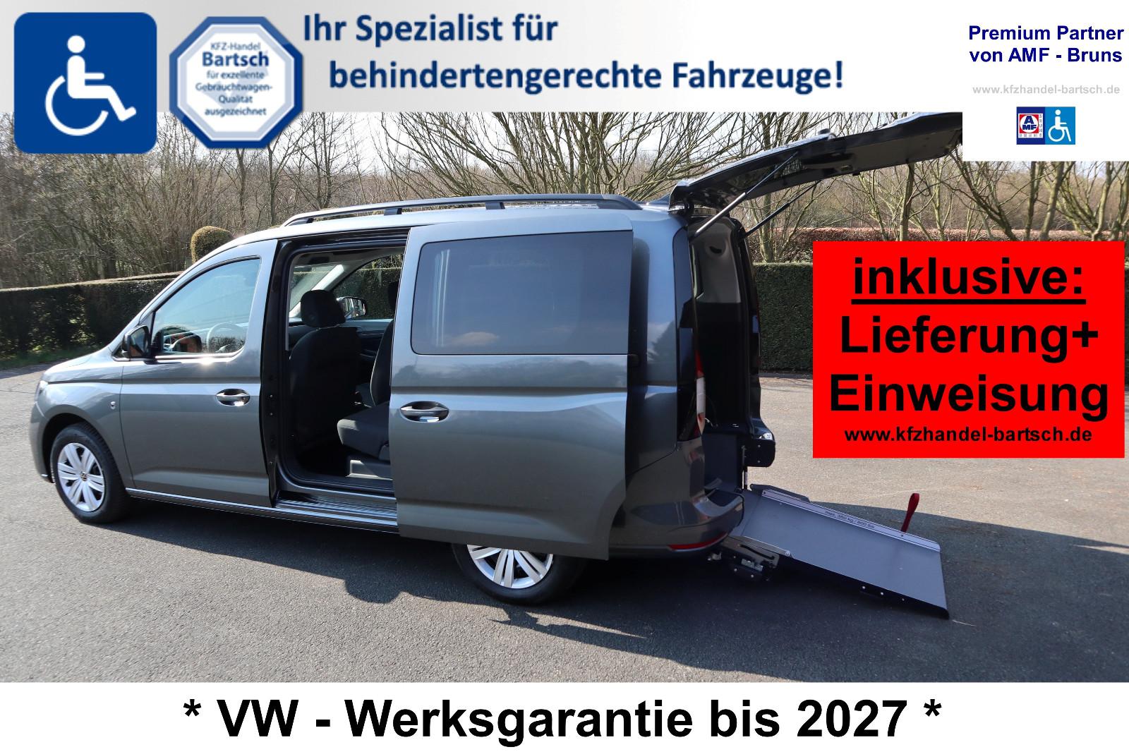 Volkswagen Caddy Maxi 1,5 TSI DSG*Rollstuhlrampe*AMF-Bruns*