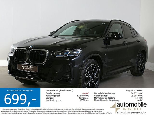 BMW X4 M40d Laser AHK ACC Standh. HuD DAB Hifi Par