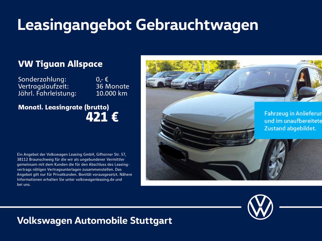 Tiguan Allspace Life 1.5 TSI DSG Navi Kamera AHK