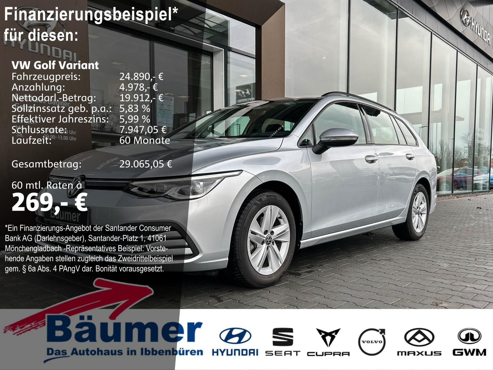 Volkswagen Golf VIII Variant 1.5 eTSI Life DSG +AHK +PDC