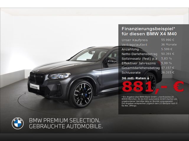 BMW X4 M40 d Panoramadach Harman Kardon Standheizung