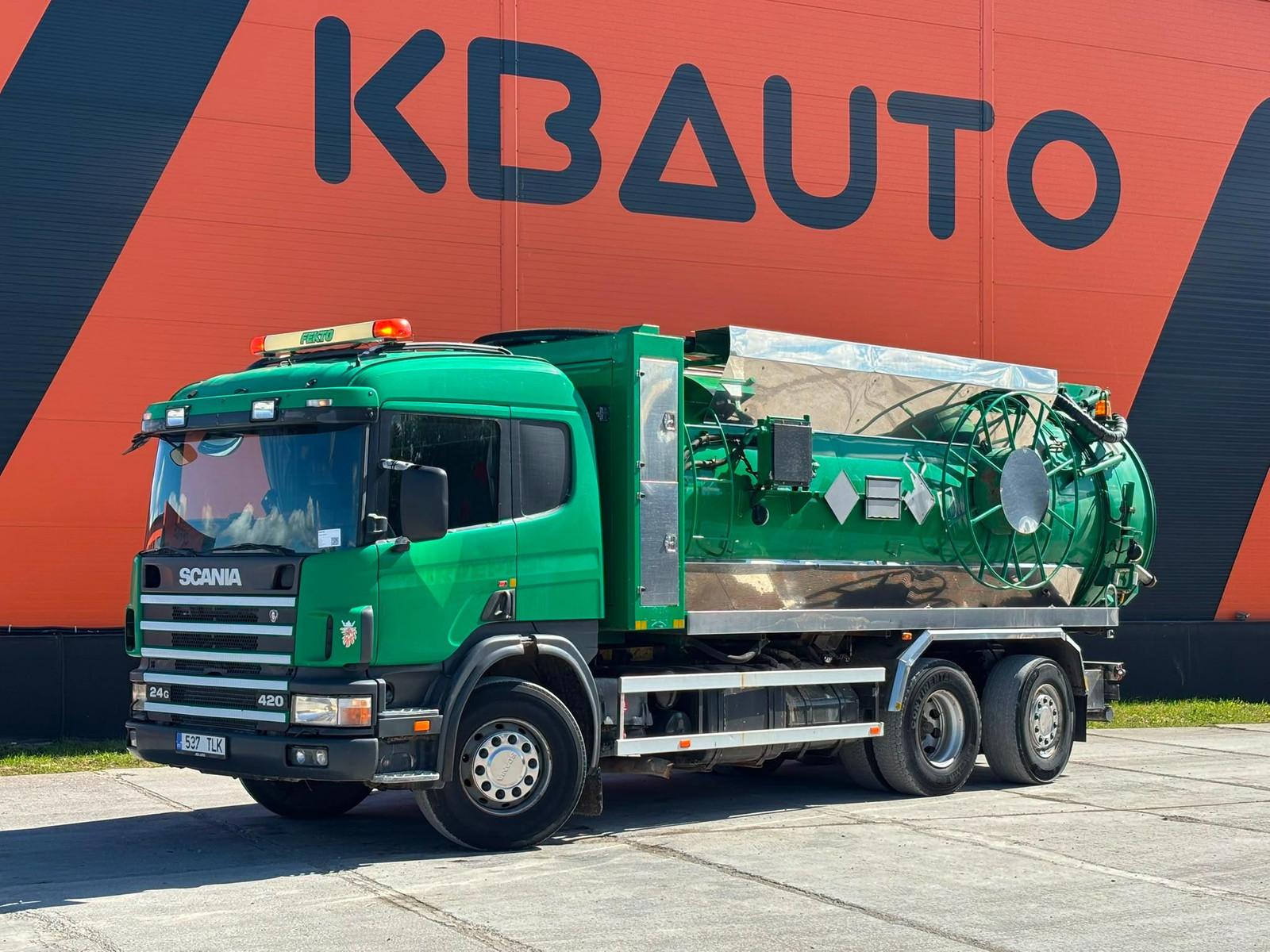 Scania P 124 6x2*4 ADR Rolba TANK 8000 l + 8000 l / VAC