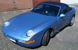 Porsche 968 Cabriolet, neues Verdeck frisch vom Sattler - blaue Porsche 968