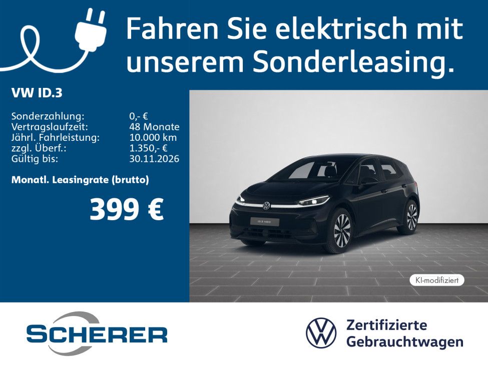 ID.3 Neo Life 50 kWh EPH RÜCKFAHRKAM ACC LIGHTAS