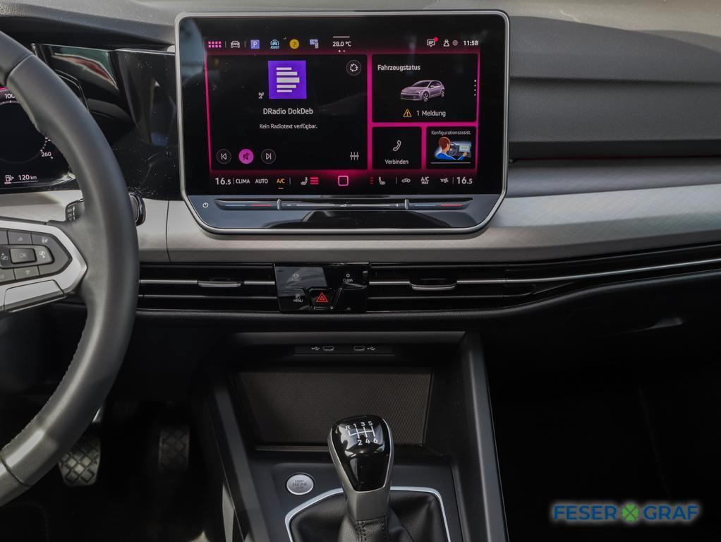 Volkswagen Golf 8 1.5 TSI Life AHK ACC CarPlay LED Sitzh., миниатюра 9