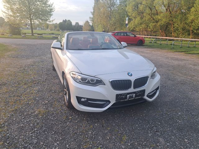 BMW 220 Baureihe 2 Cabrio 220 d Klima Leder