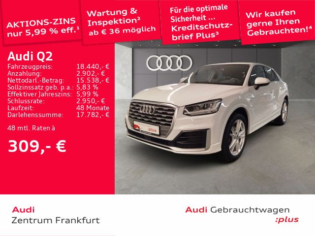 Audi Q2 30 TFSI sport LED DAB AHK Leder