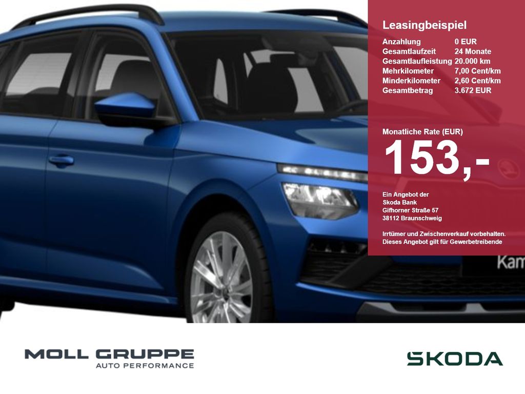 Skoda Kamiq 1.5 TSI DSG Selection ACC AHK EL.HECK KAM