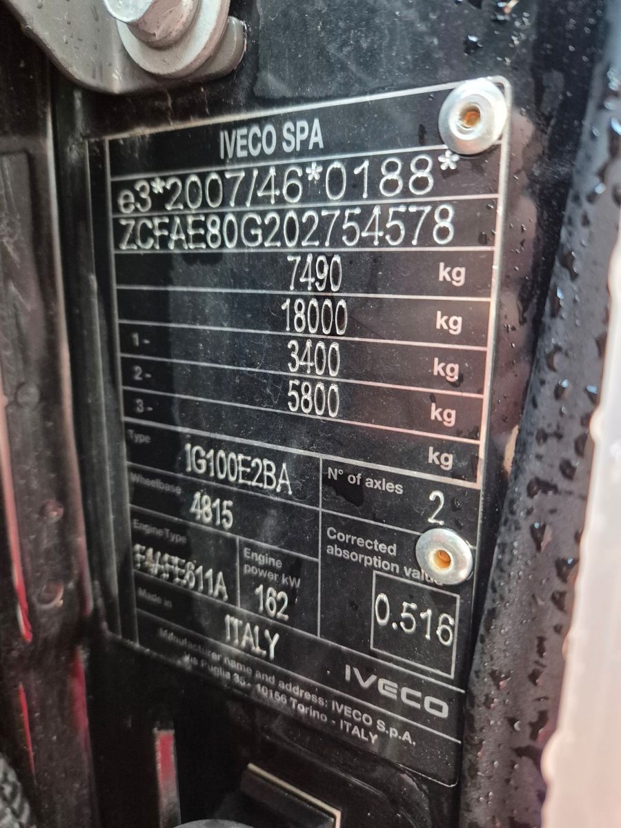 Fahrzeugabbildung Iveco Eurocargo ML80E22/P 2x AHK Klima Standh. Bett