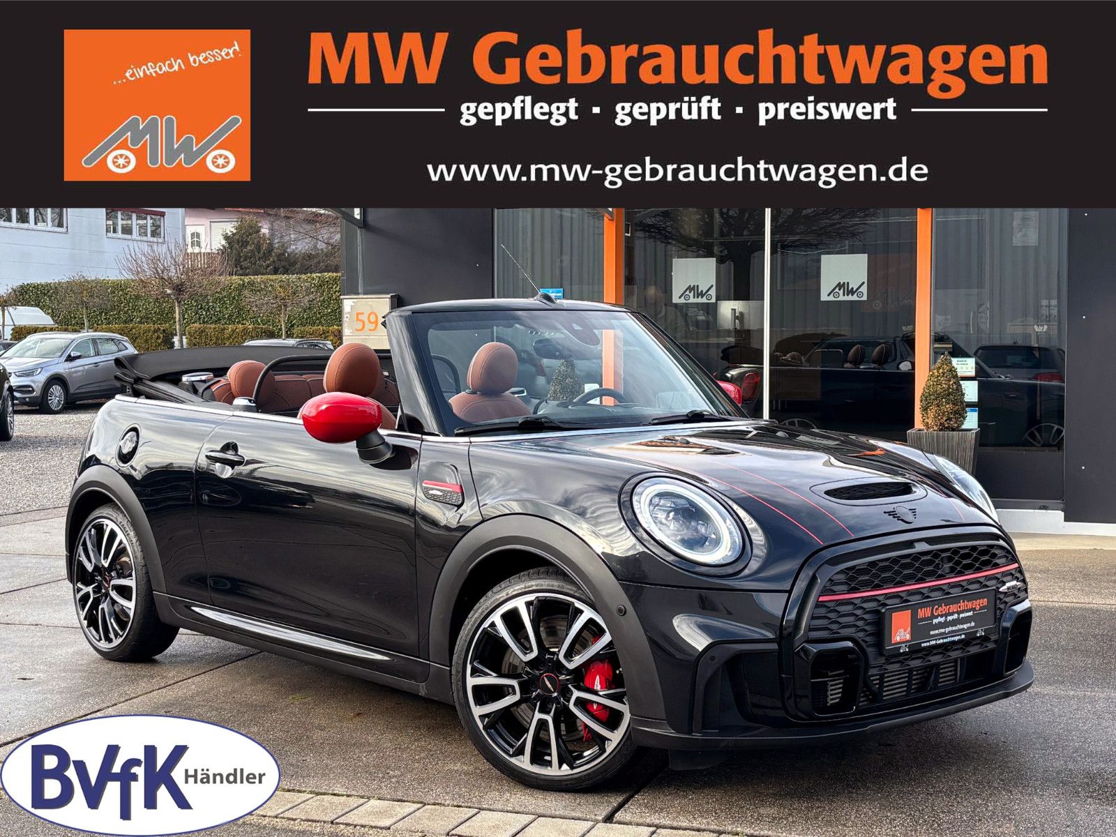 Fahrzeugabbildung MINI John Cooper Works Cabrio ACC LED KAM PDC H&K HUD