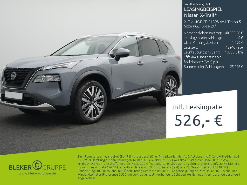 Nissan X-Trail X-T e-4ORCE 213PS 4x4 Tekna 5 Sitze PGD