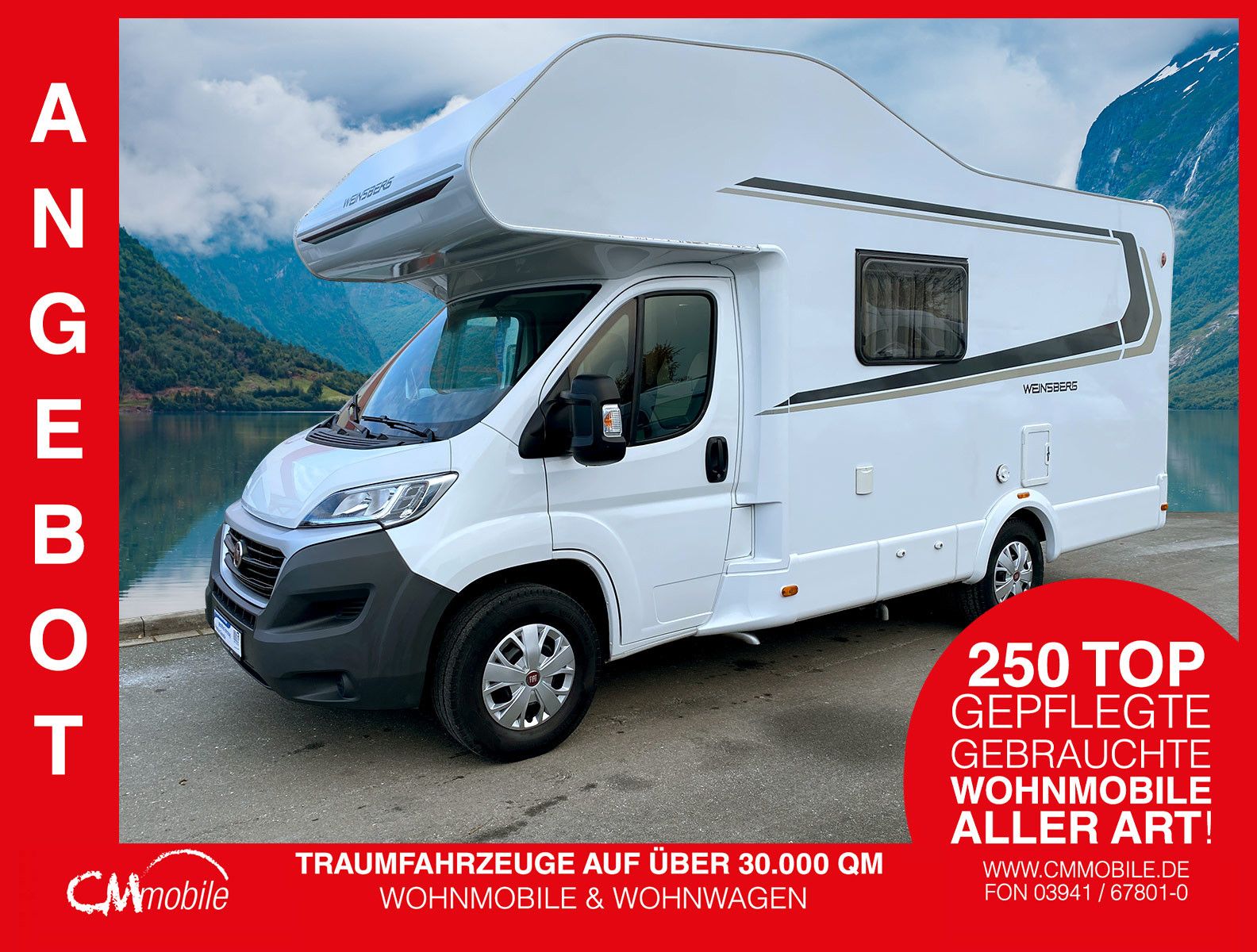 Weinsberg
 Cara Home 600 DKG - Etagenbetten quer - Garage -
