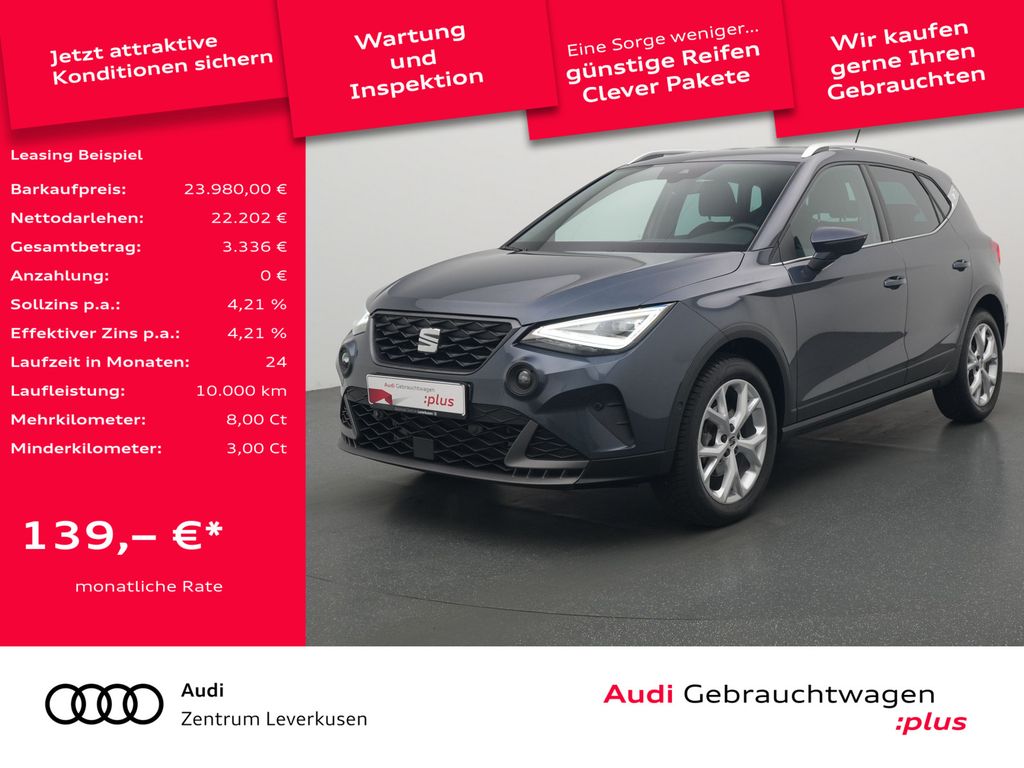 Seat Arona FR NAVI VIRT APP KAM ACC LED SHZ PDC
