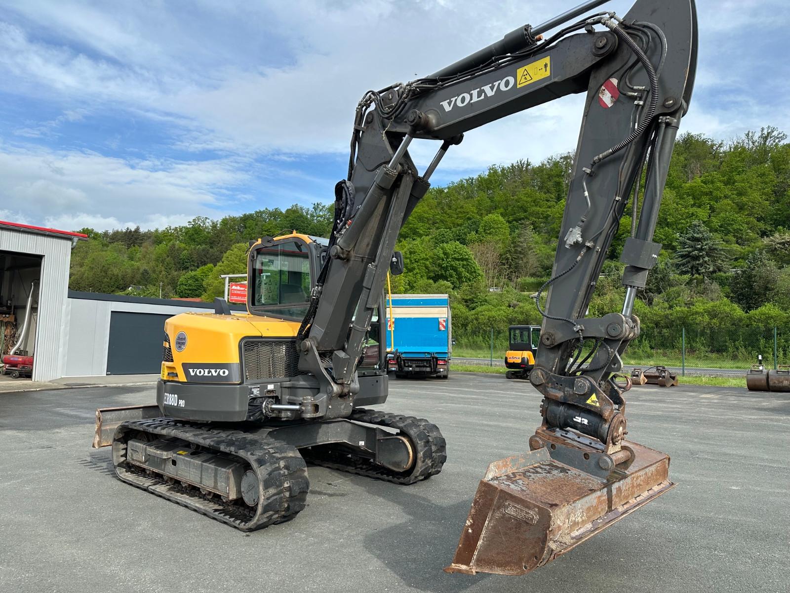 Volvo EC88D,Verstellausleger,Powertilt,Klima, 3 Löffel