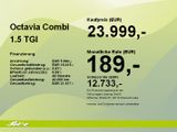 Skoda Octavia Combi 1.5 TGI Style *MATRIX*KAMERA*NAVI* - Skoda Octavia mit CNG-Antrieb: Kombi