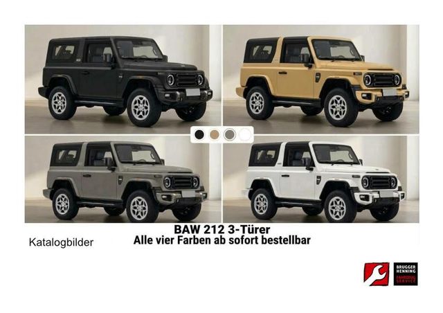 BAW 212 Benzin 3-Türig Hardtop, 360° Kamera